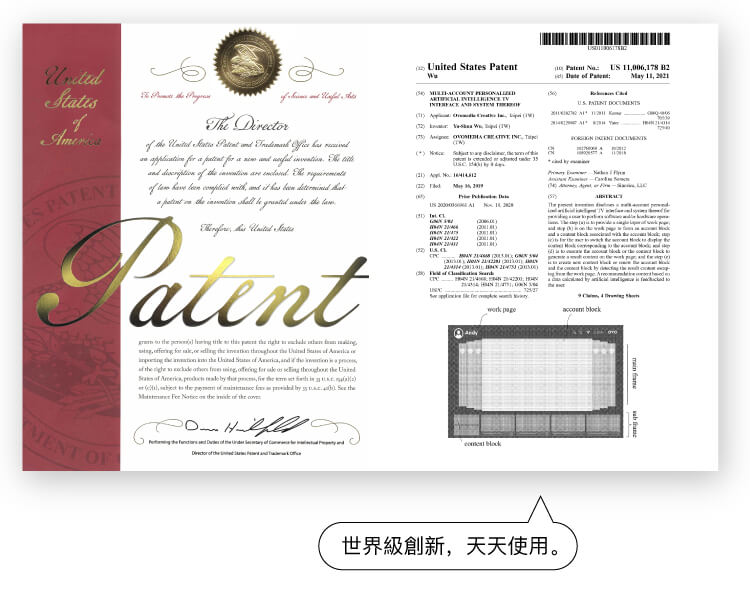 LS1 台灣原創研發，美國專利。
